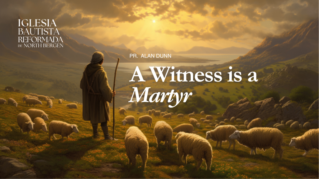 A Witness is a Martyr